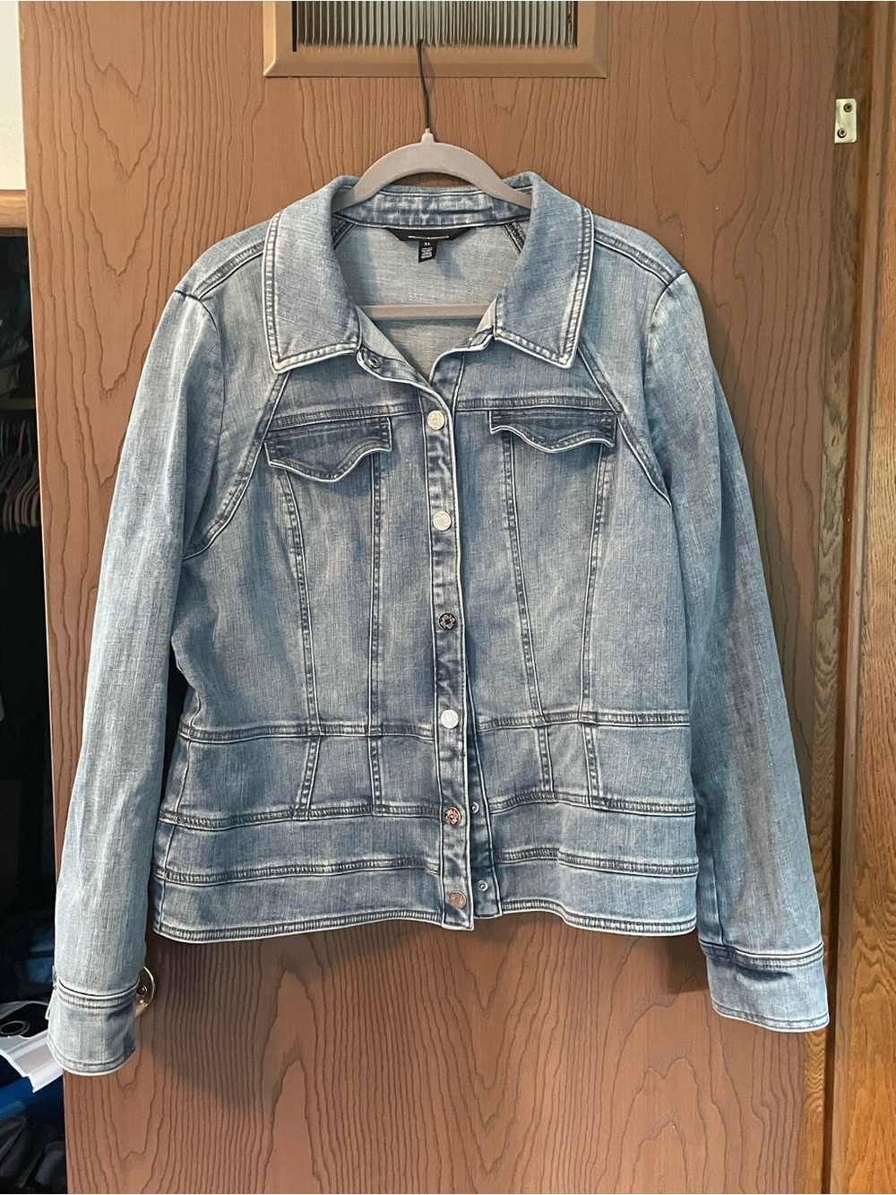 WHBM denim jacket size extra large